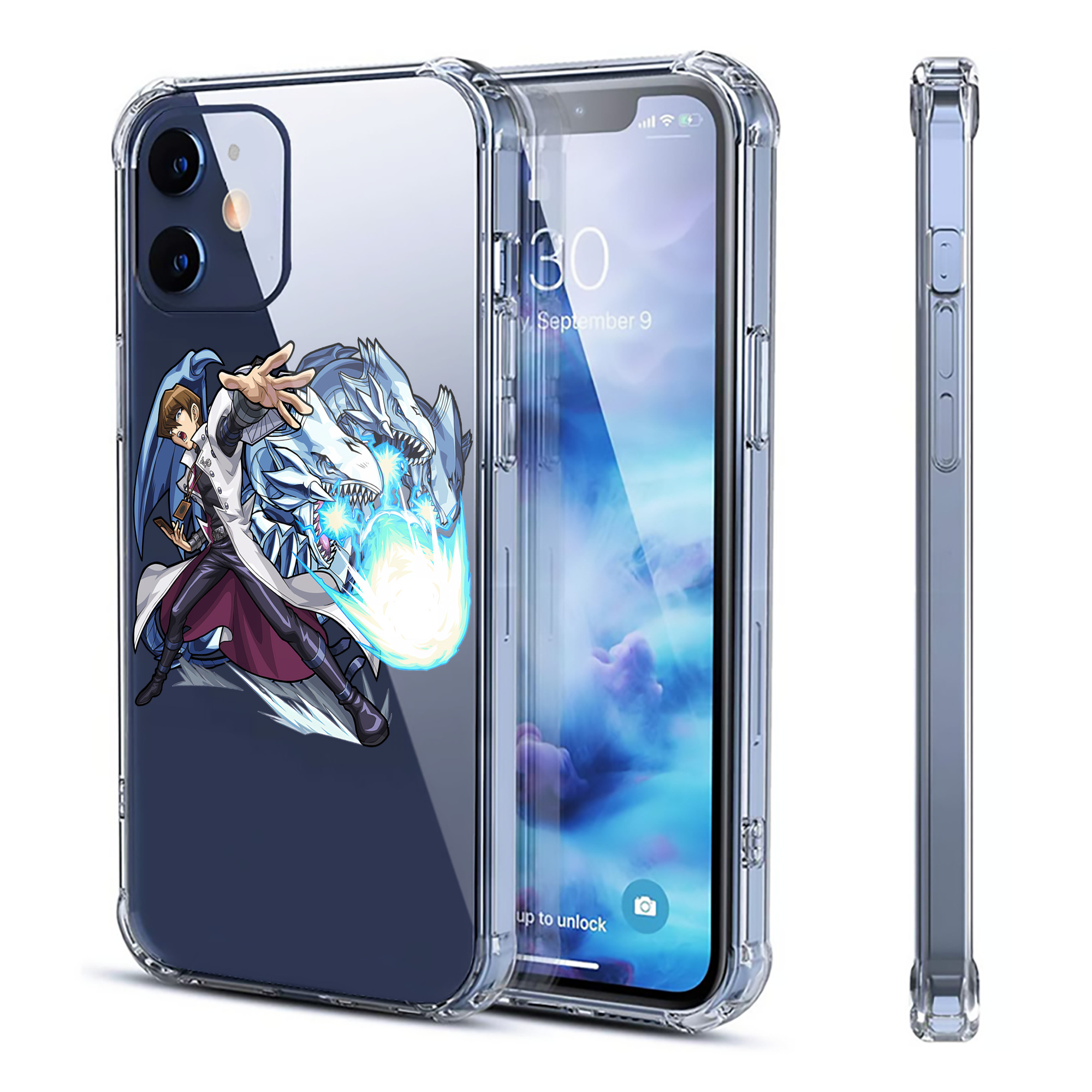 （画像用） 遊☆戯☆王 Yu-Gi-Oh! 【iPhone 12シリーズ対応】透明スマホケース（クリアソフトケース）